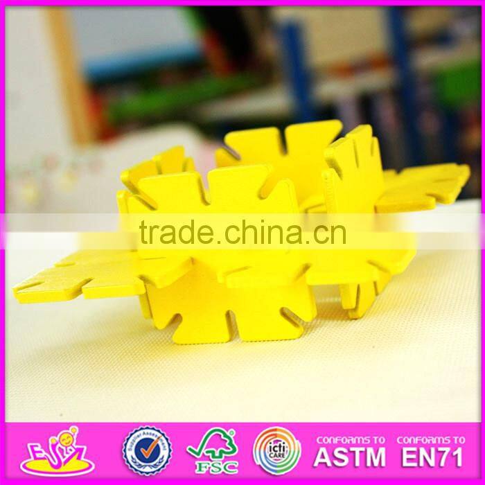 2016 new design baby wooden splicing toy, top fashion kids wooden splicing toy, imaginative children wooden splicing toy W03B054