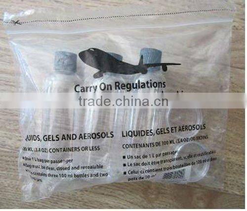 5pcs PET travel bottles set/cosmetic bottle