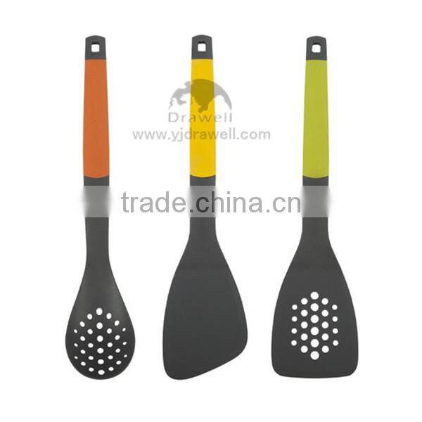NY-6729 3 Piece Nylon colorful kitchen utensils