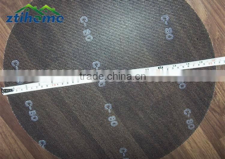 Fiberglass screen sheet roll round disc types for sanding wall