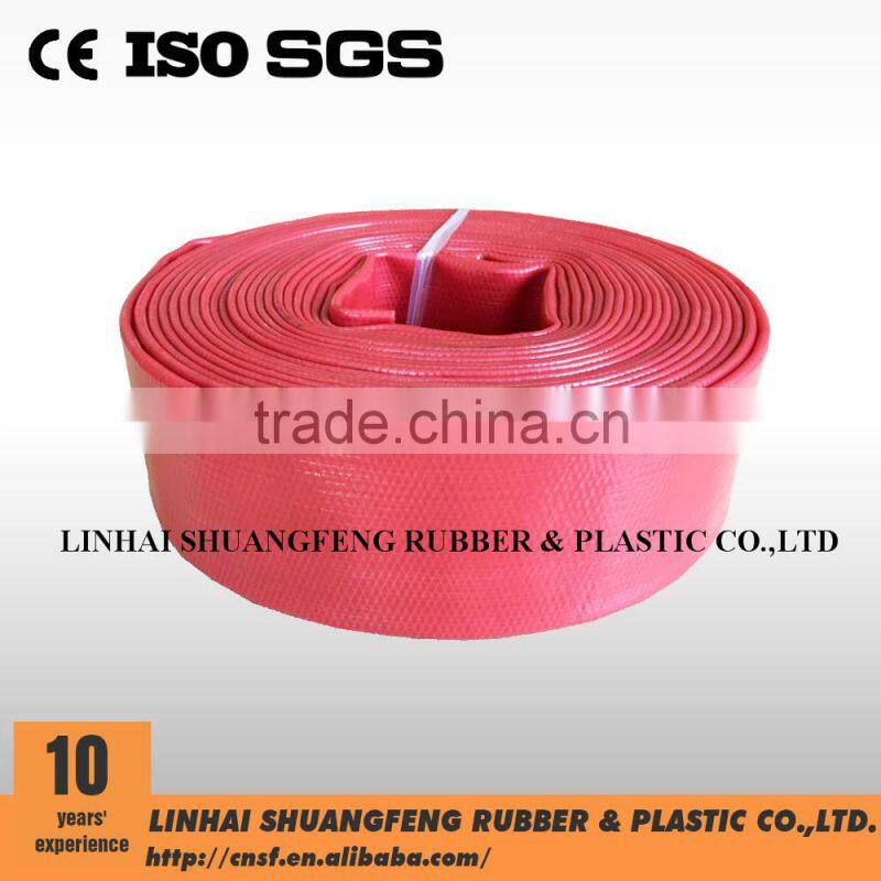 red soft pvc agriculture hose reel