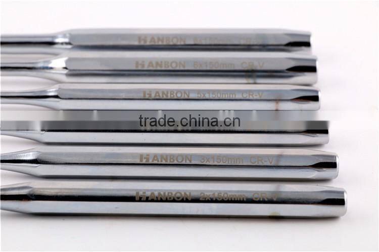 Professional 6pcs mirror chisel set of Cr-v material