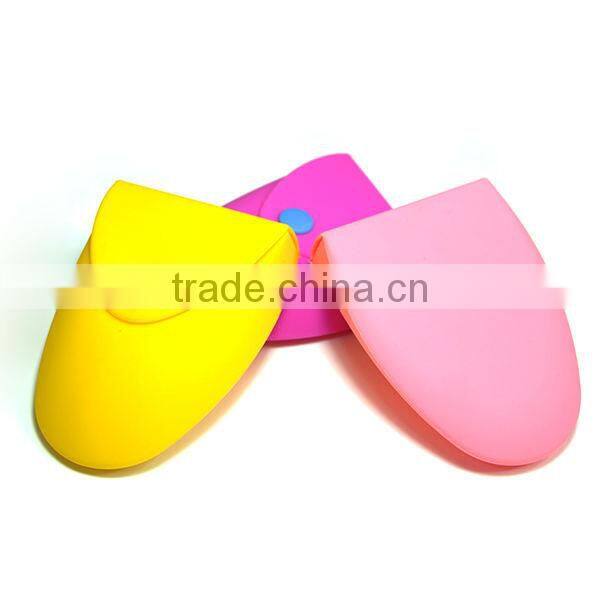 fashion silicone storage case for coin holder