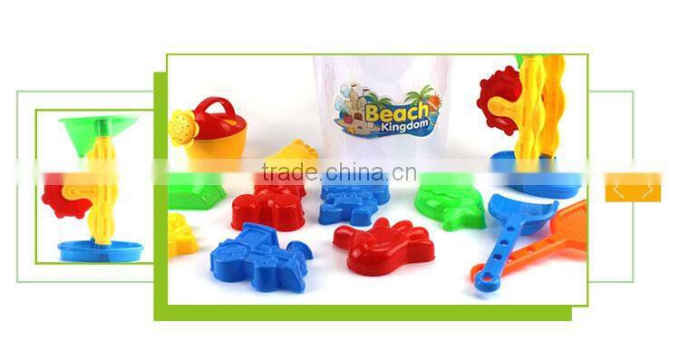Hot selling outdoor kids sand beach toys plastic water bucket