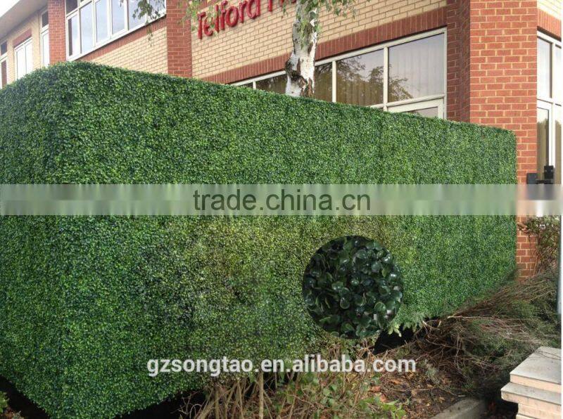 Artificial Boxwood Hedge together with wall For Outdoor Use(Uv protection)