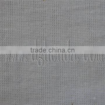 white 100g single-side knitting fabric with hot melt dot glue for shoes lining