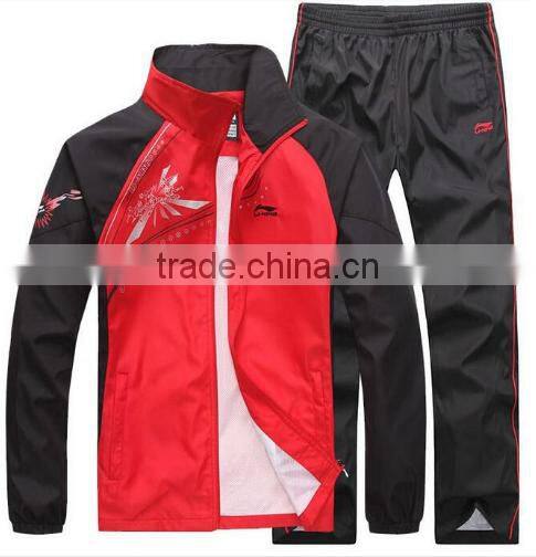 2016 Men Women 2 Pieces Sports Suits Plus Size Sportswear Jackets+Pants