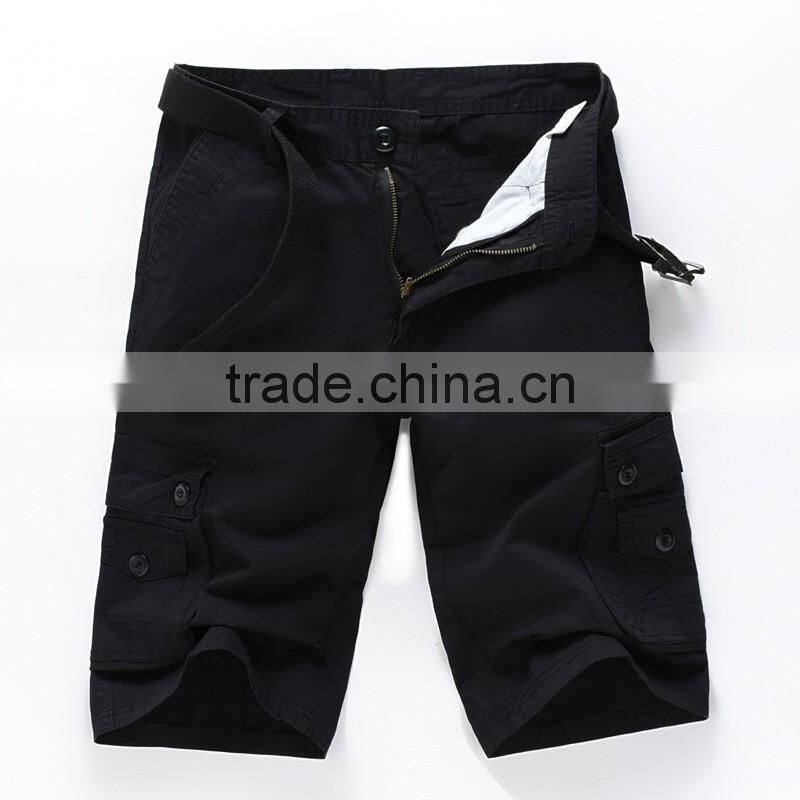 Wholesale mens cargo pants with side pockets , men's cargo short pants , men summer short pants