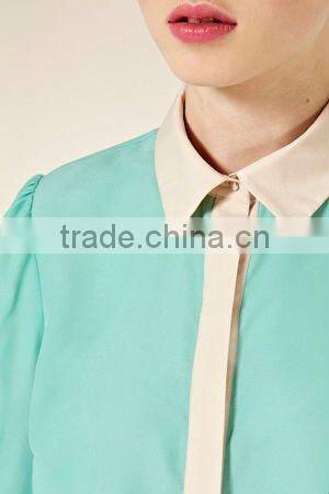 12TT053 Summer New Design Hot Selling Fashion Lady Blouse