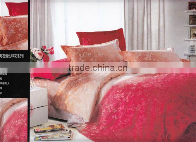 flower design disperse printing diamond velvet bed sheet
