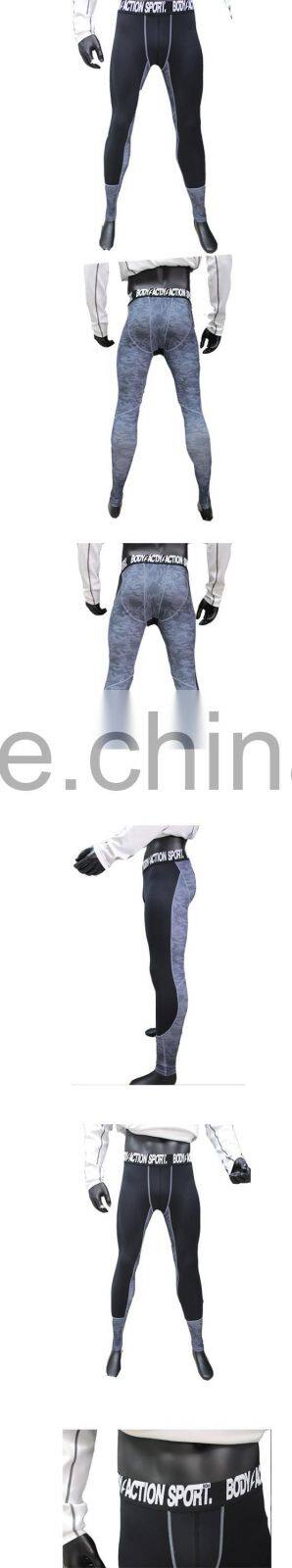 Wholesale Gym Wear Running Mens Compression Tights