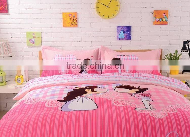 100%cotton chinese wedding bedding set
