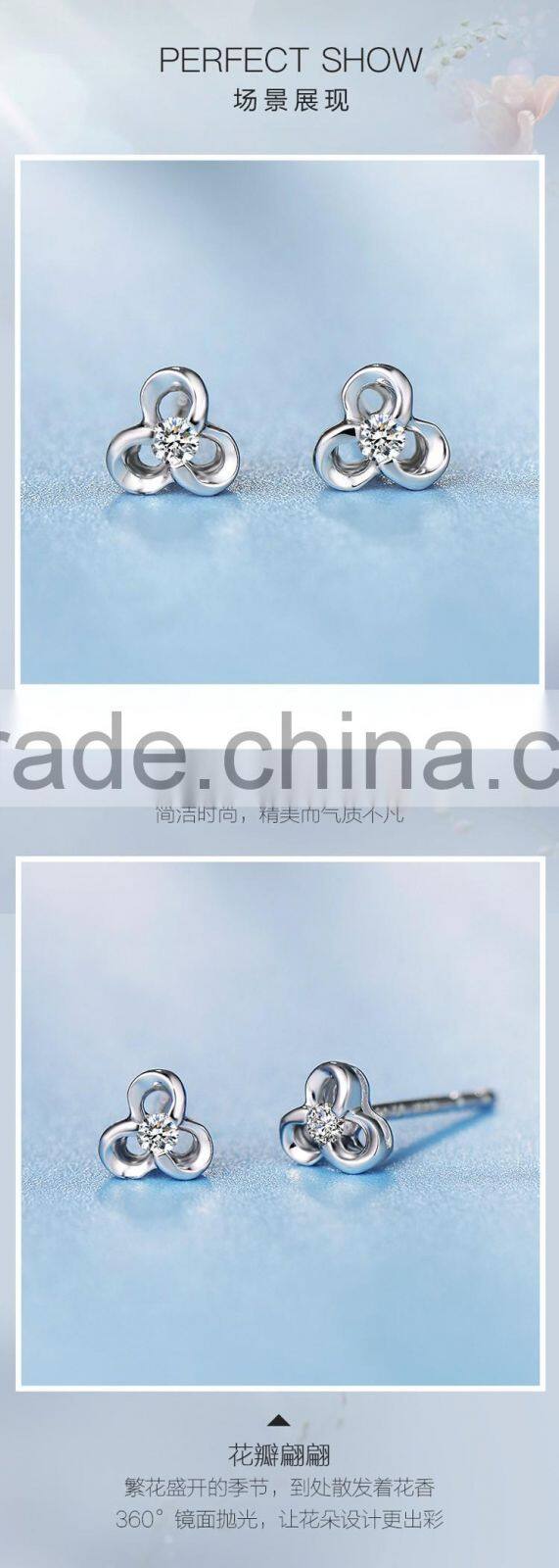 Luxury Fashion Designs New Model Earrings Diamond