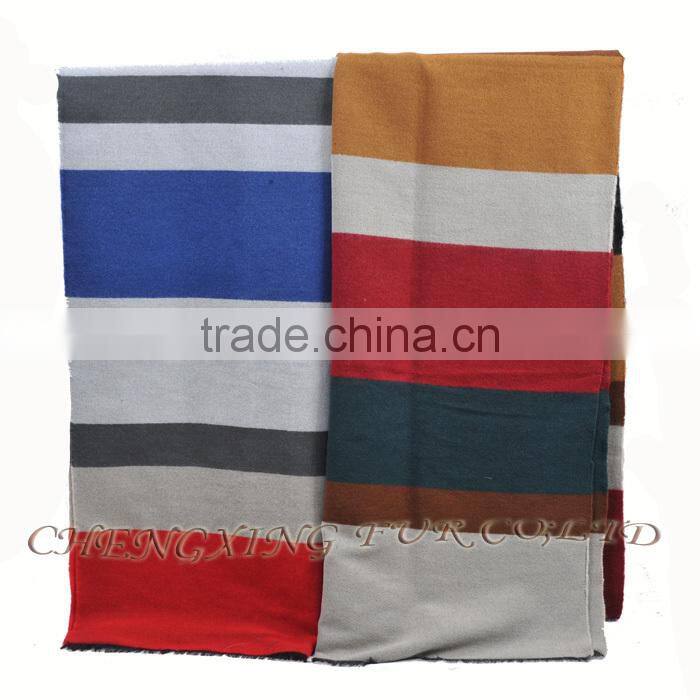 CX-B-P-28 Colourful Stripped Women Winter Warm Acrylic Pashmina