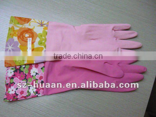 2012 popular rubber household glovesehold gloves