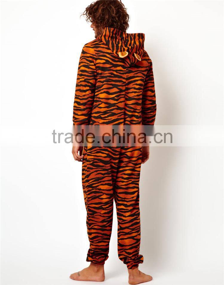HOYUGO Adult animal tiger pajamas cosplay costume onesie