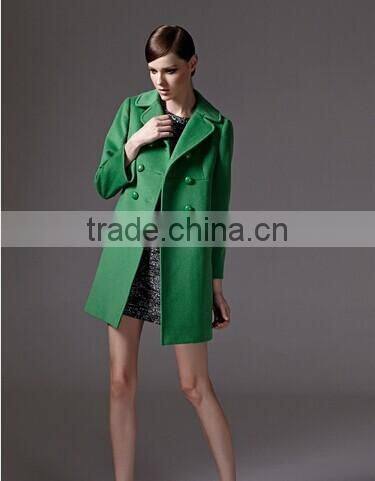 2014 winter hot selling good women overcoat