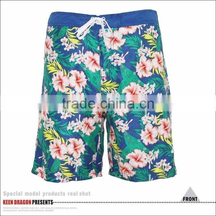 Hot New Products for 2016 Floral Fashion Sublimation Nylon Quick Dry Shorts