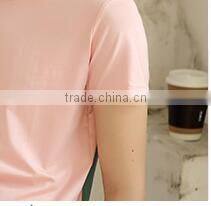 Summer men round collar short sleeve T-shirt pure color coat summer wear