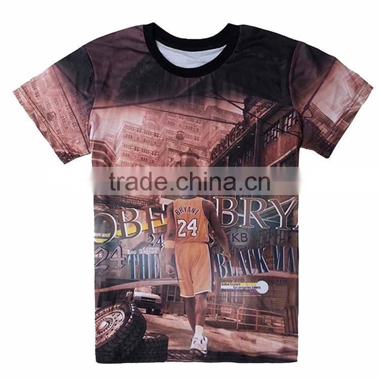 Factory Direct Price Men's Wholesale Cheap Polyester Sublimation Sport T Shirt