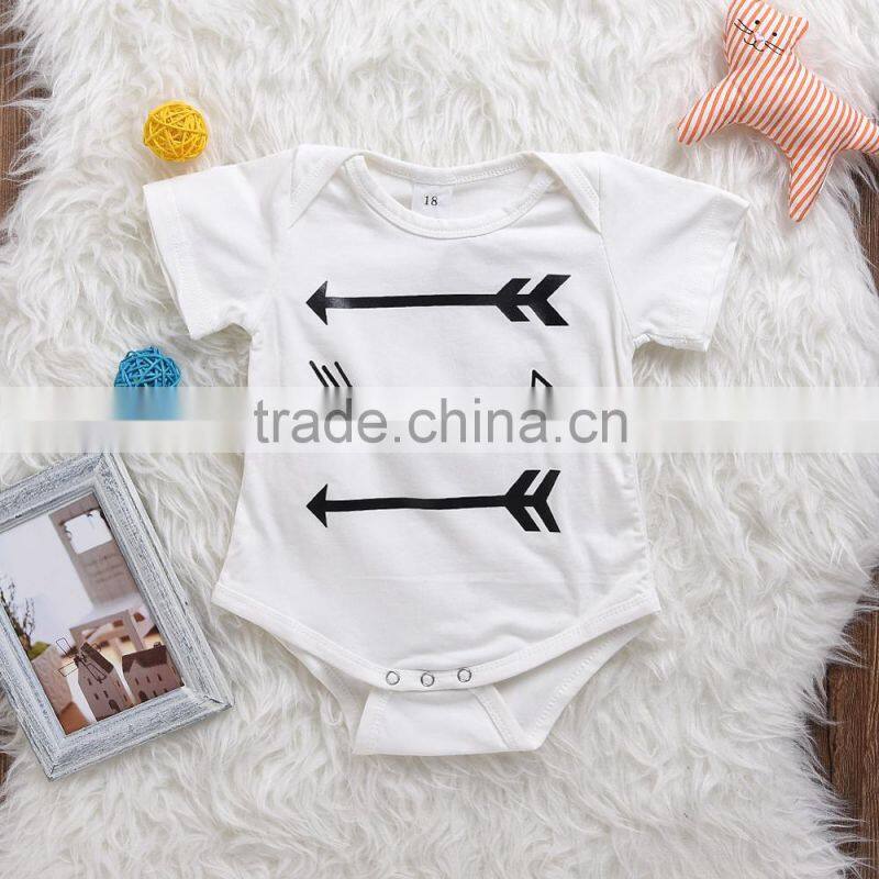 S60678B New infant baby rompers cotton short-sleeved children climbing clothes