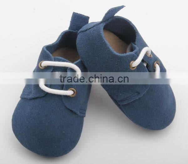 Genuine leather wholesale soft sole baby oxford shoes
