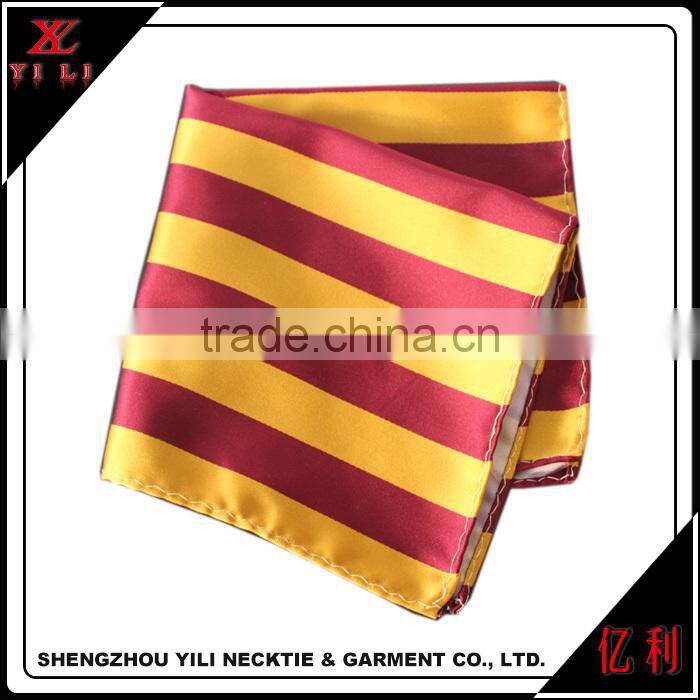 2016 Fashion Stripe design Soft Mens cheap handkerchiefs
