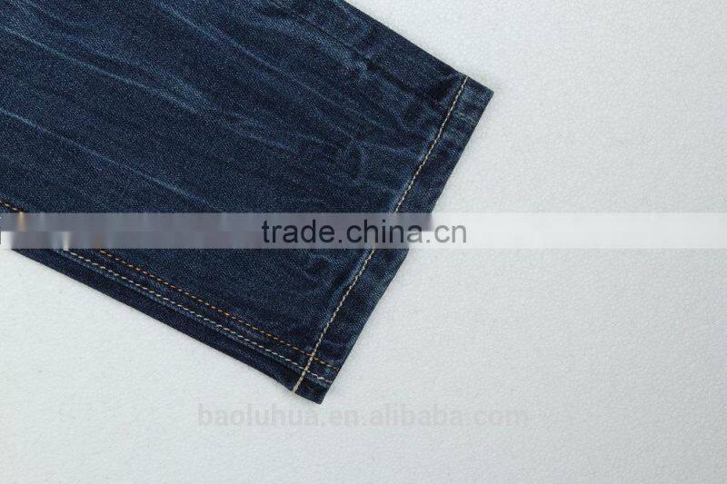 T1113K Comfortable boys kid Children stretchasble waist band Medium indigo jeans