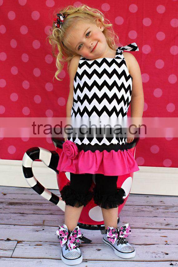 wholesale shoes in china Factory outlet soft bottom toddler shoes girls anti-slip chevron shoes baby colorful chevron prehobbler