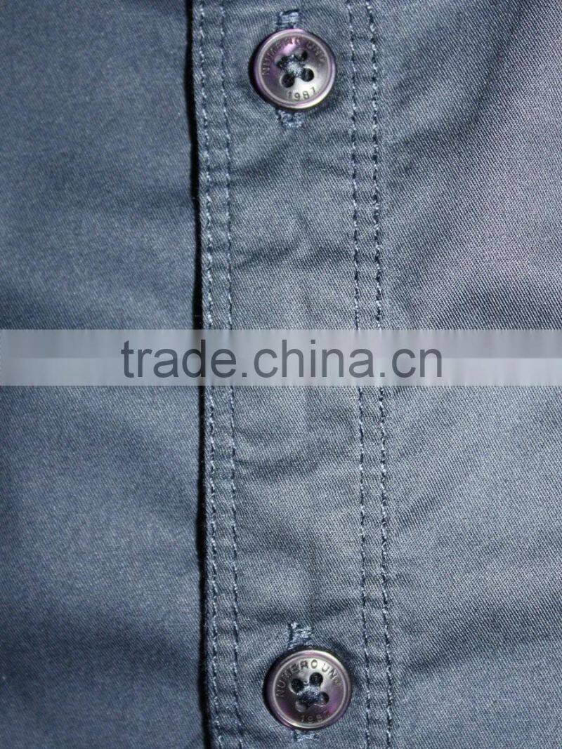 Navy Solid Shirt SH123