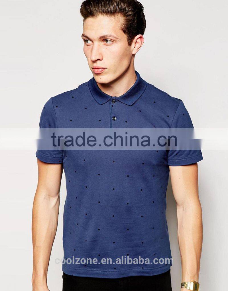 2015 fashion comfortable short sleeve slim fit polo shirt