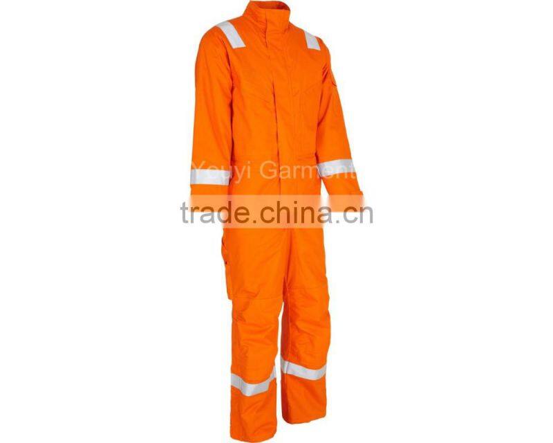 3M FR Reflective Tape Nomex IIIA Flame Resistant Coverall-Safety Wit YKK Zipper