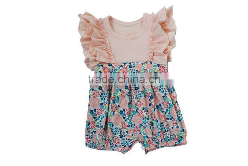 Boutique Baby Girls New Summer Kids Ruffle Designs Romper Fashion Lovely Clothes