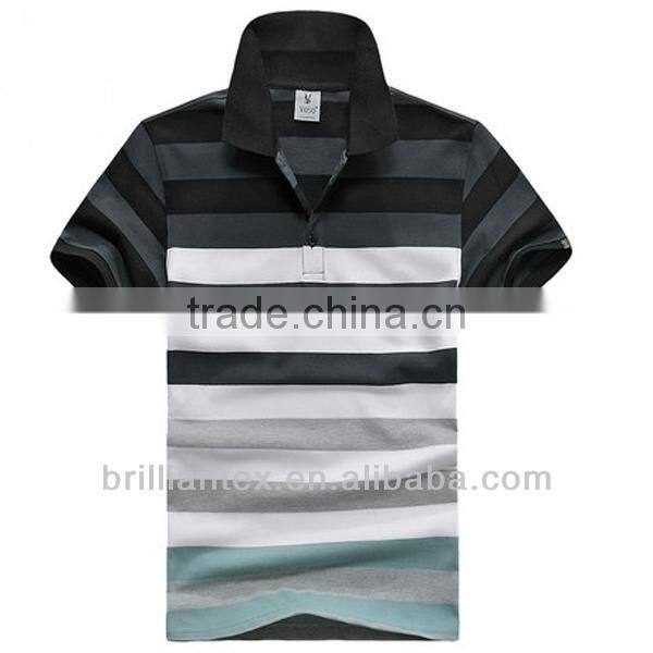 Striped Sporting Polo Tshirts Men