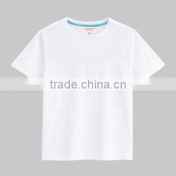 cheap round neck blank t shirt in white