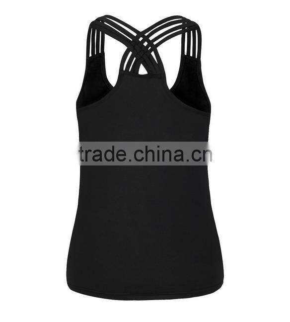 2017 Fashion style women's camisole tank top American flag print on front