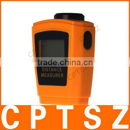 Portable mini ultrasonic distance meter with laser pointer, measuring range 0.91-18m