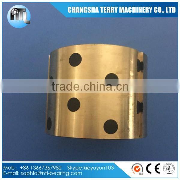 JDB Solid-lubricant Inlaid graphite bronze bushing