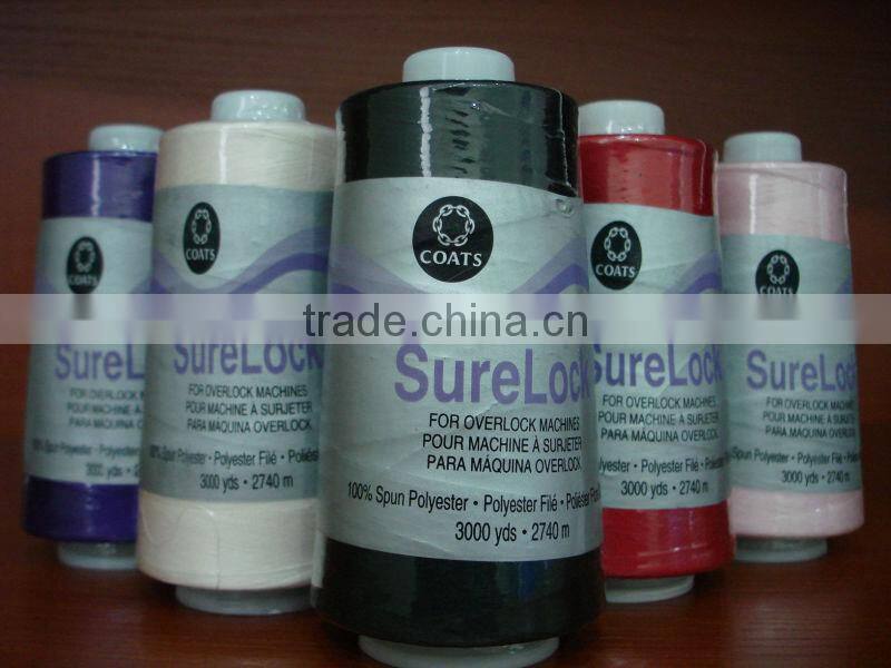 Crochet cotton/polyester cone thread