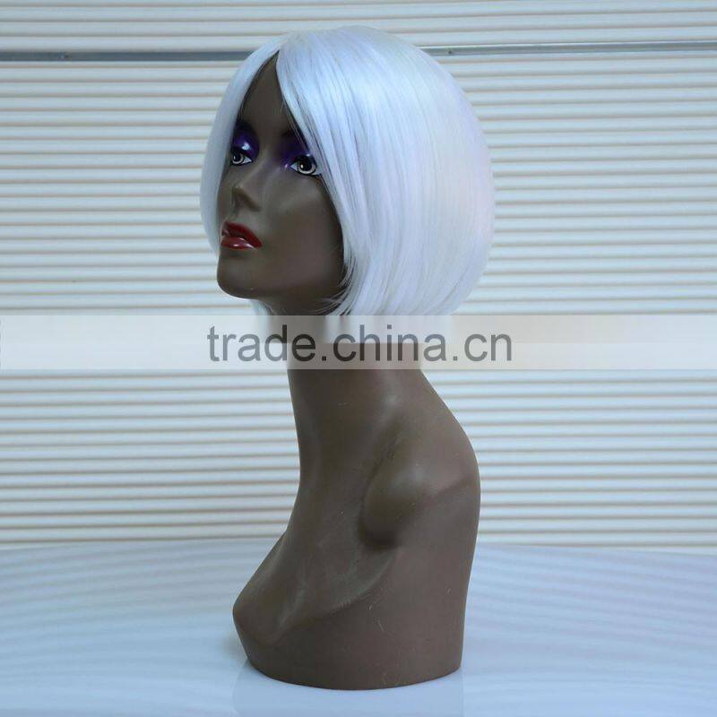 High Quality 2016 New Fashion Pink Wavy Short Bob Wig For Female Model