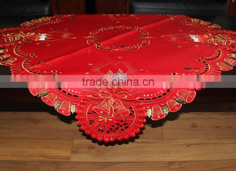 square christmas use table cloth