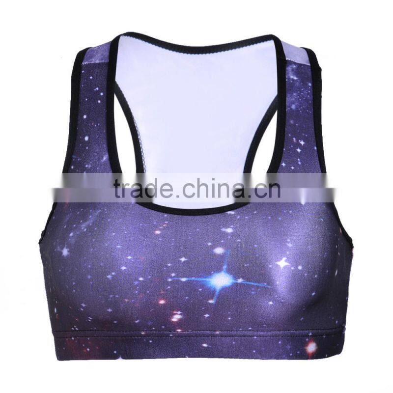 sexy women cycling sportswear crossed straps sports bra S131-4