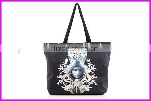 2014 germany hot sale leopard printed canvas bag