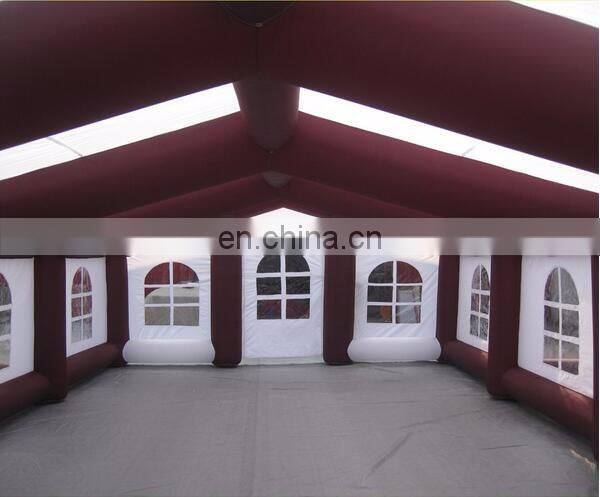 Durable inflatable air camping tent, inflatable cube bubble house for event