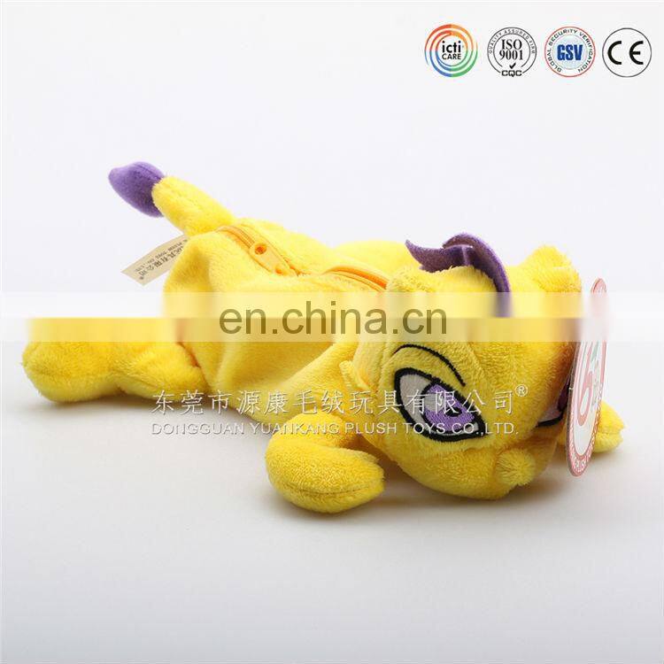 Custom any style plush animal pencil case toys