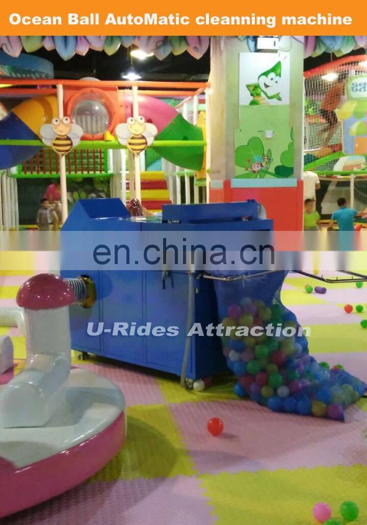 U-Rides White Snow bear Giant Inflatable Ocean ball pool with slides and toys