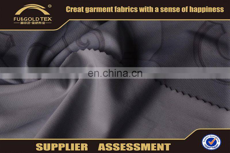 Digital printed knitted polyester fabric for making bed sheets
