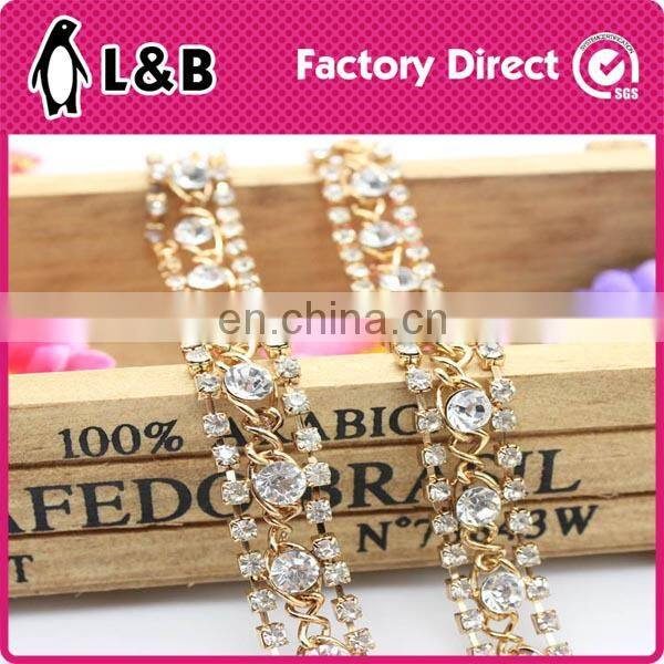 wholesale accessories dresses rhinestone cup chain