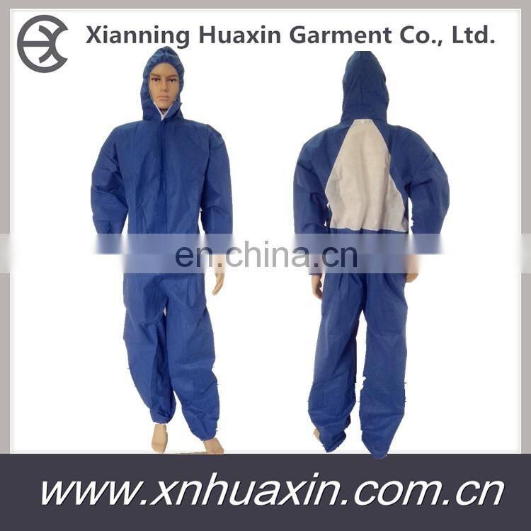 Back SMS Coverall with Elastic Wrist/Ankle