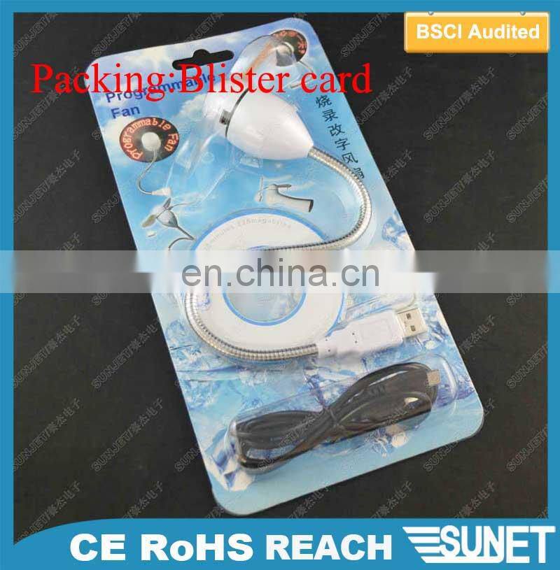 usb power custom letters and phrases led fan 120mm pc for Summer